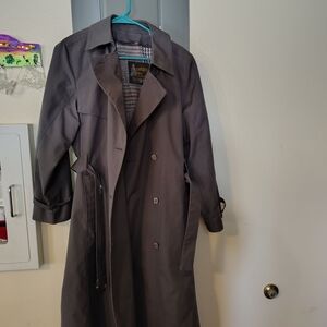 London Fog Gray Trench Coat